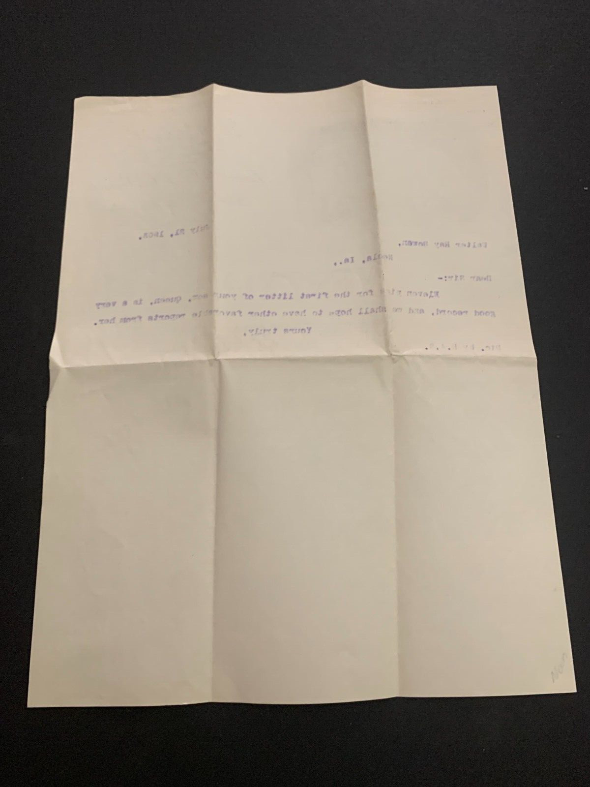 July 21 1903 L.B. Silver Famous O.I.C. Swine Letterhead Cleveland Ohio