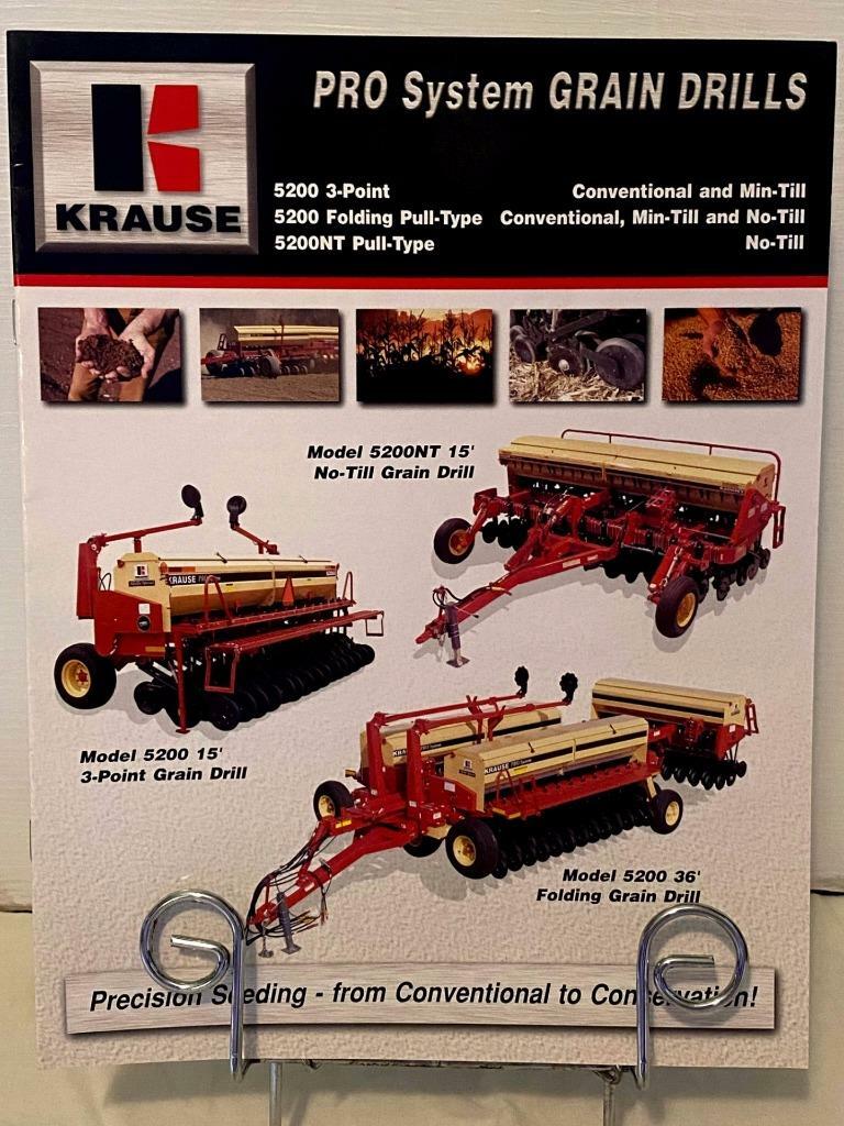 Krause Pro System Grain Drills Brochure Flyer 2010