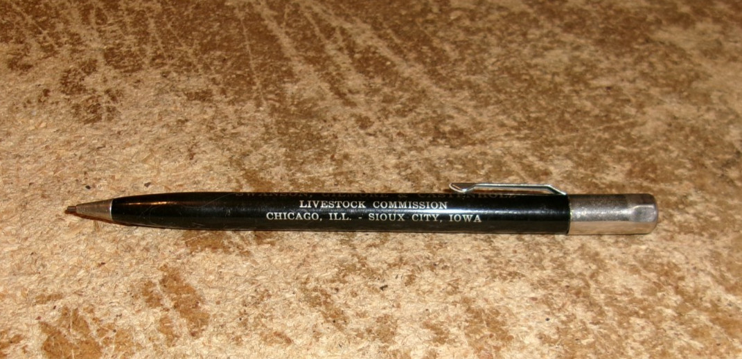 swanson,gilmore,castenholz livestock commission mechanical pencil good used