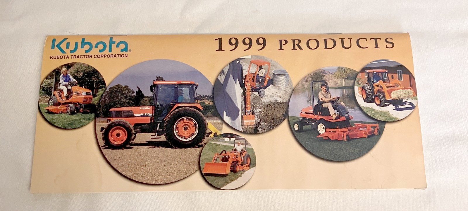 Kubota 1999 Products 48 pages Page Literature Guide 9&Prime; x 4&Prime; *STAINED*