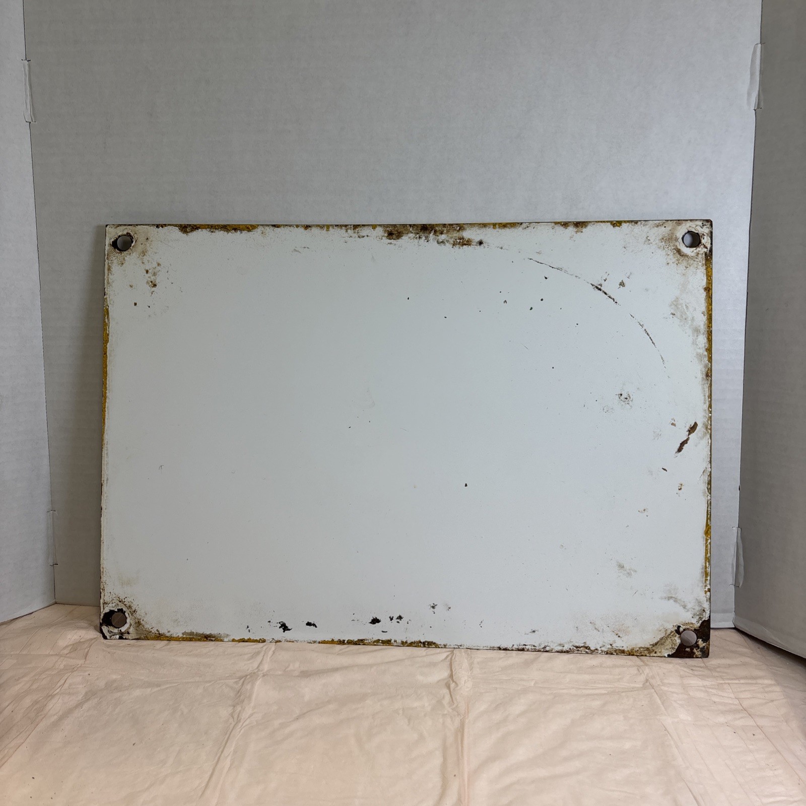 Vintage P&H Harnischfeger Metal Sign 20×14 Industrial Yellow