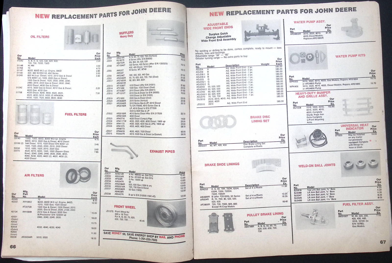 Surplus Tractor Parts Corp, Sears Craftsman, Western Auto, True Value, ERB Equip