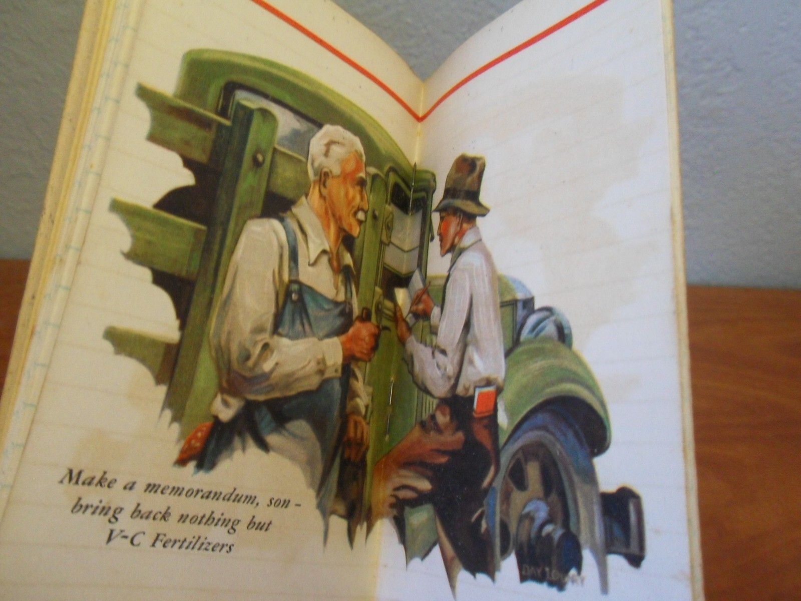 VINTAGE 1937 VC FERTILIZERS NOTEBOOK – VIRGINIA – CAROLINA CHEMICAL CORPORATION