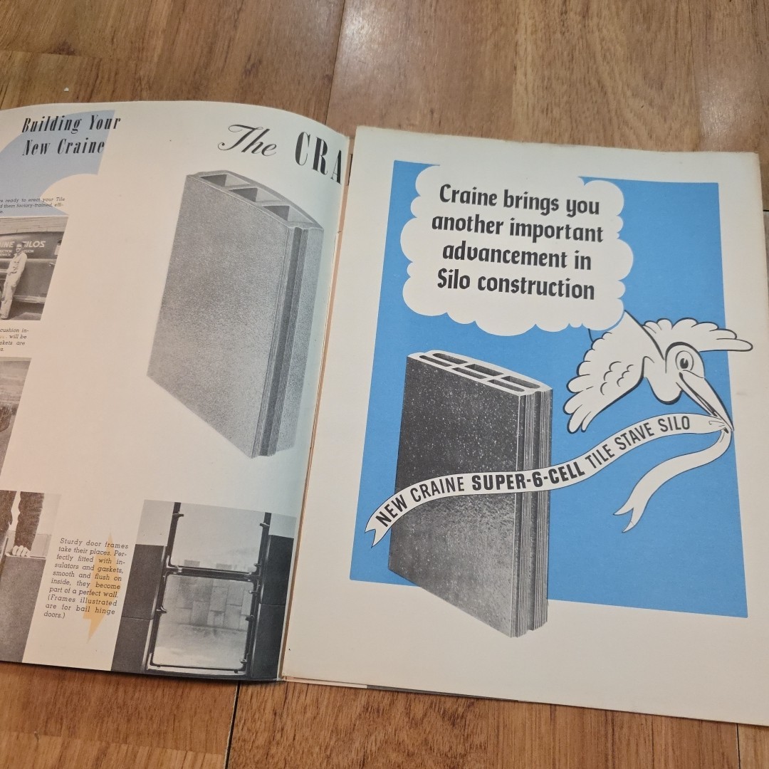 Vintage The Crain Line Farm Silos Sales Brochure – CRAINE SILOS