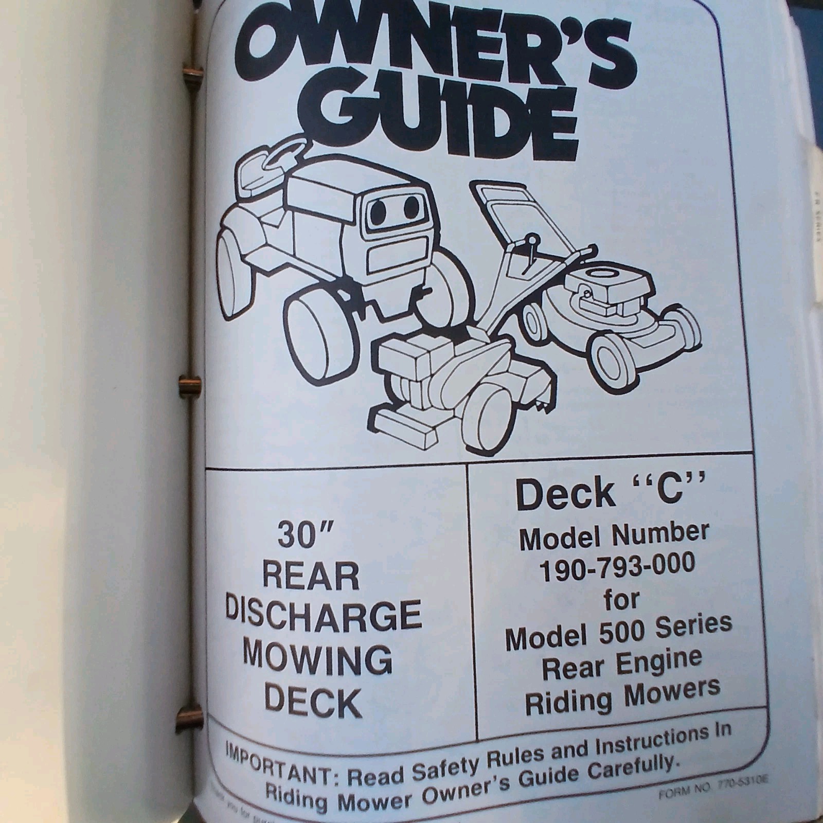 1990 White Outdoor Power Products Parts Catalog Mowers, Tillers, Snow Throwers