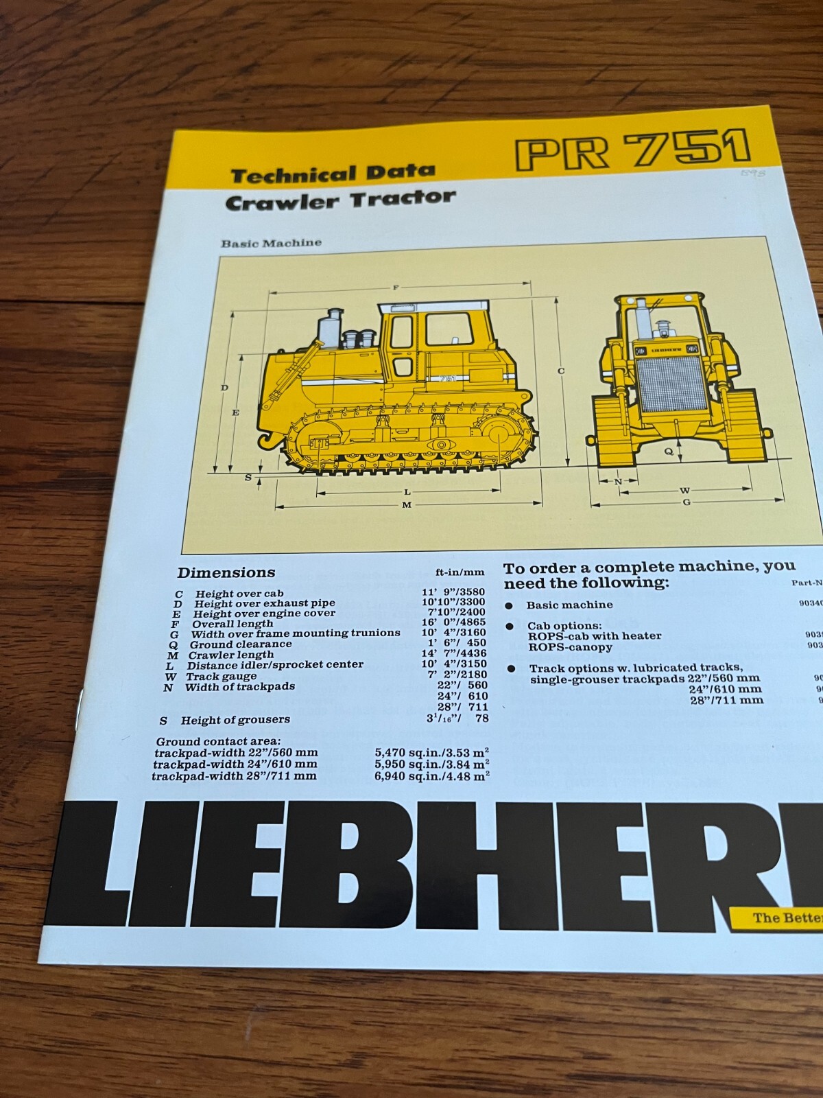 Liebherr 751 Crawler Dozer Brochure AMIL22