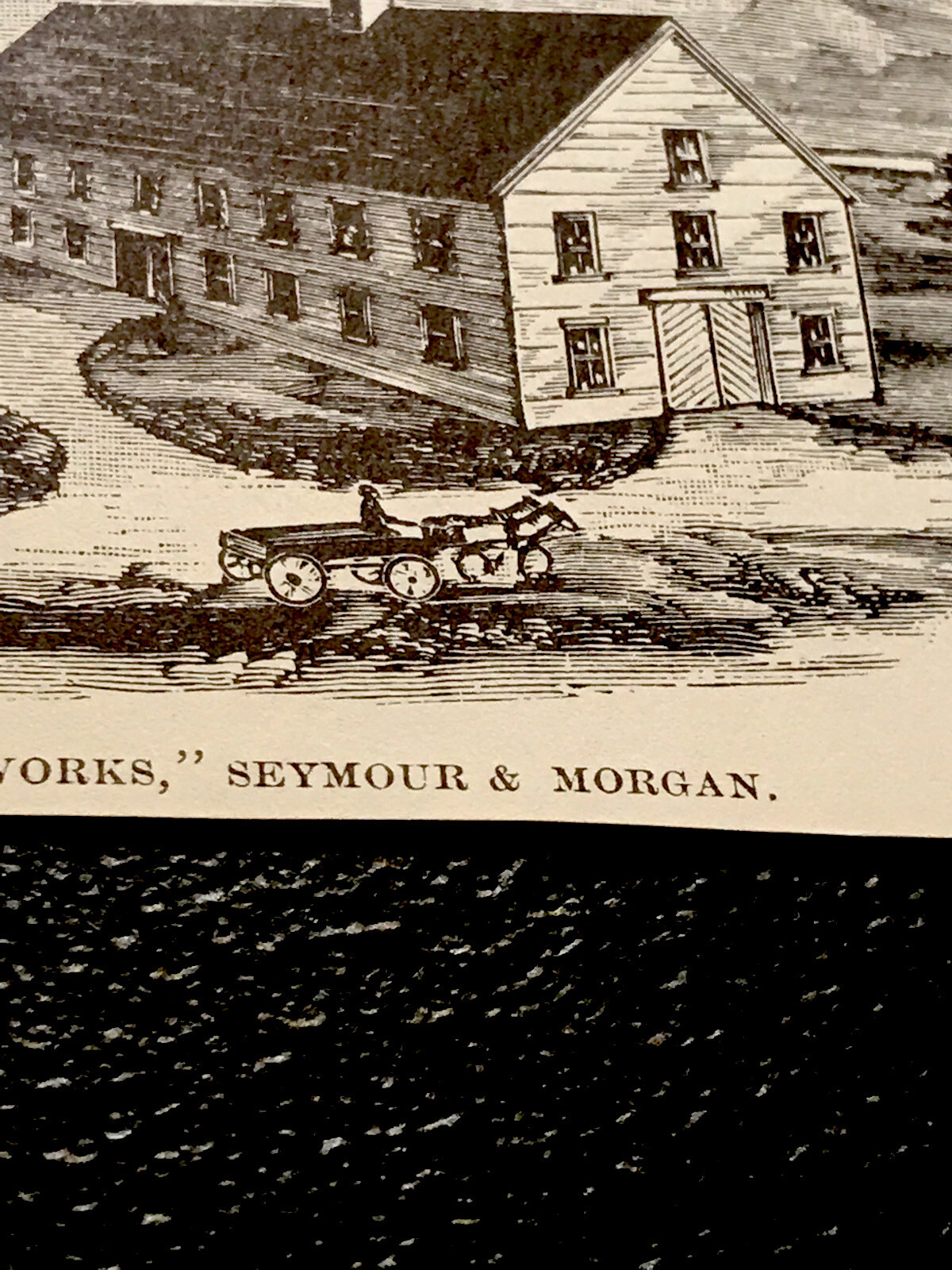1889 The Old Globe Works – Seymour & Morgan Engraving Advertising