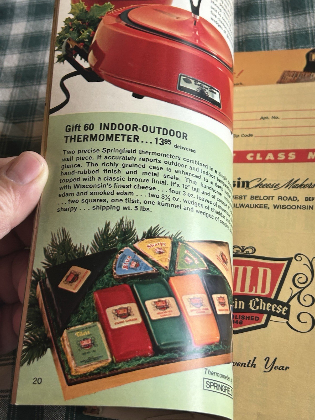 Vintage 1973 WISCONSIN CHEESE MAKERS GUILD Catalog 39 Pgs