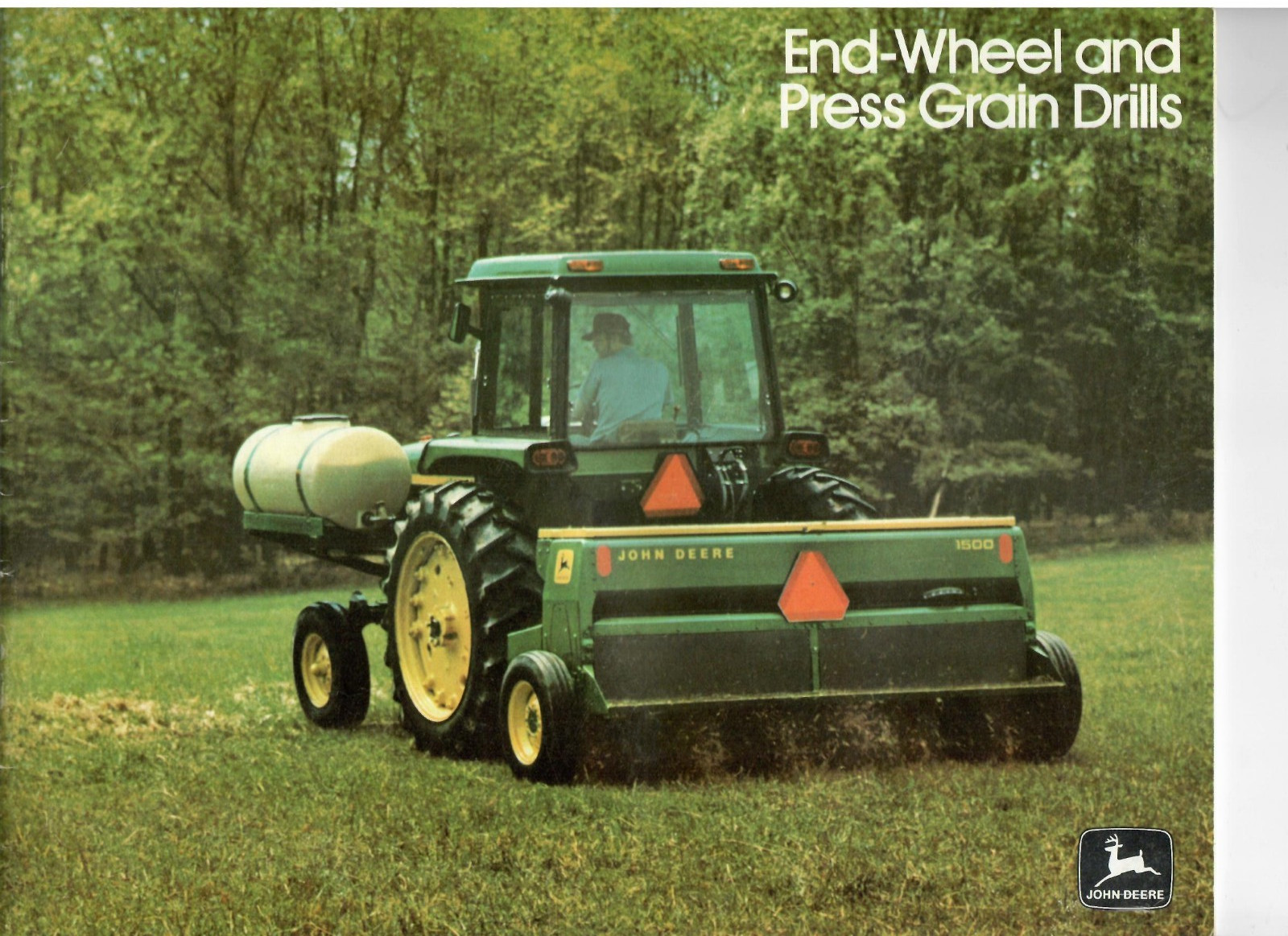 John Deere End-Wheel and Press Grain Drills for 1975 Brochure