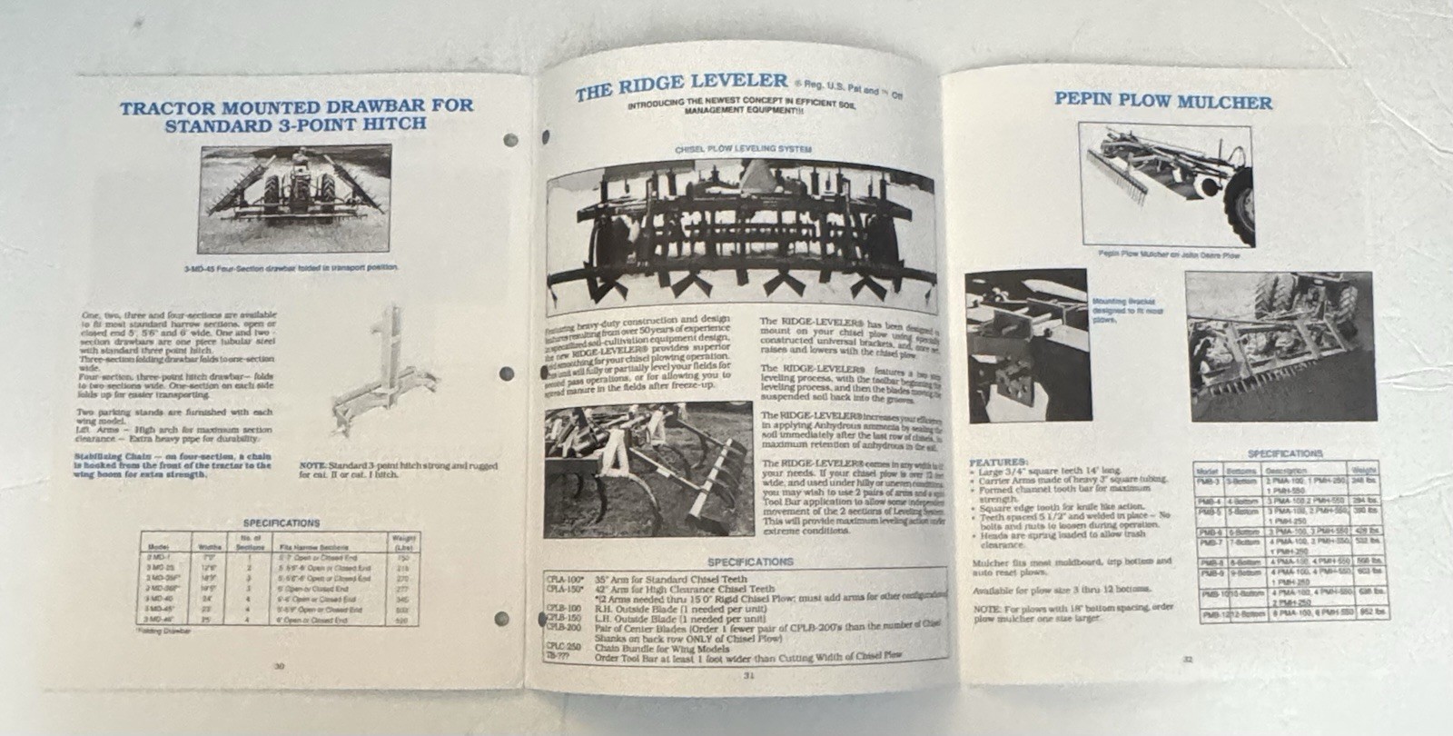 Vintage 1999 Pepin Farm Implements Catalog Farming Agriculture Hydraulic Carts