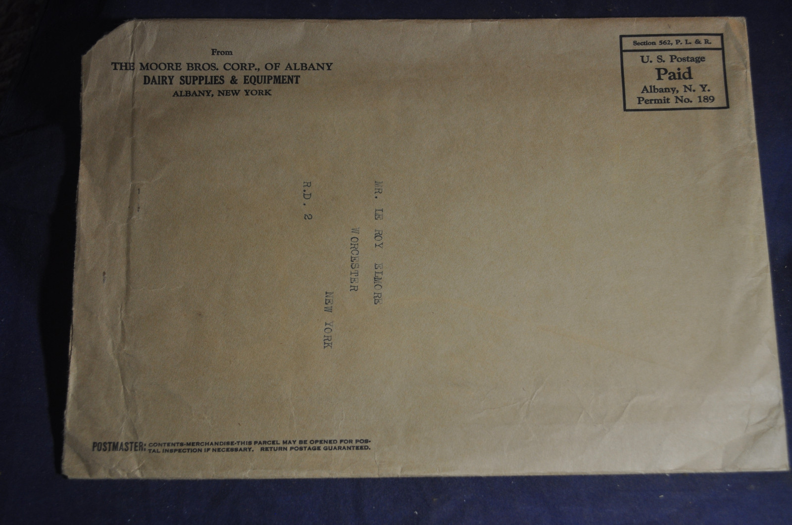 1938 Moore Brothers [Albany NY] Catalog, Dairy, Poultry & Veterinary Supplies