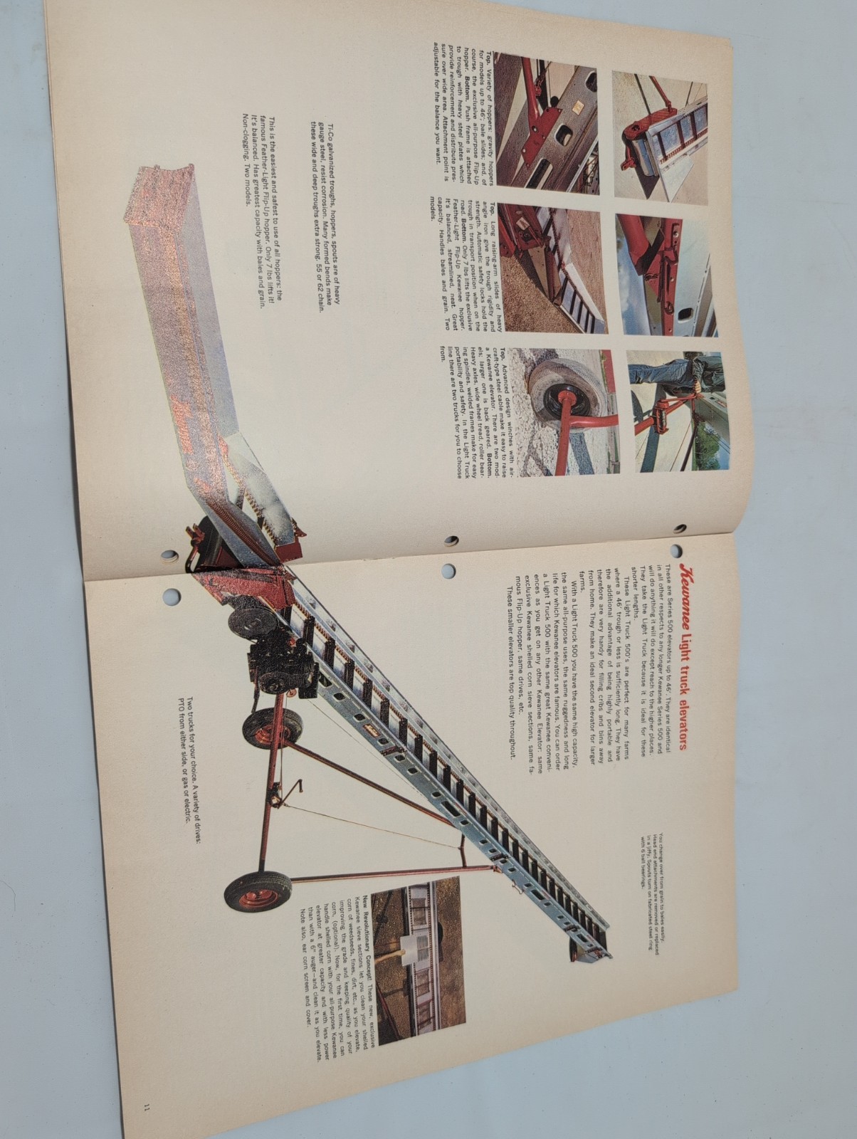 Kewanee Augers Mills Wagons Elevator Disk Brochure Catalog Farm Equipment