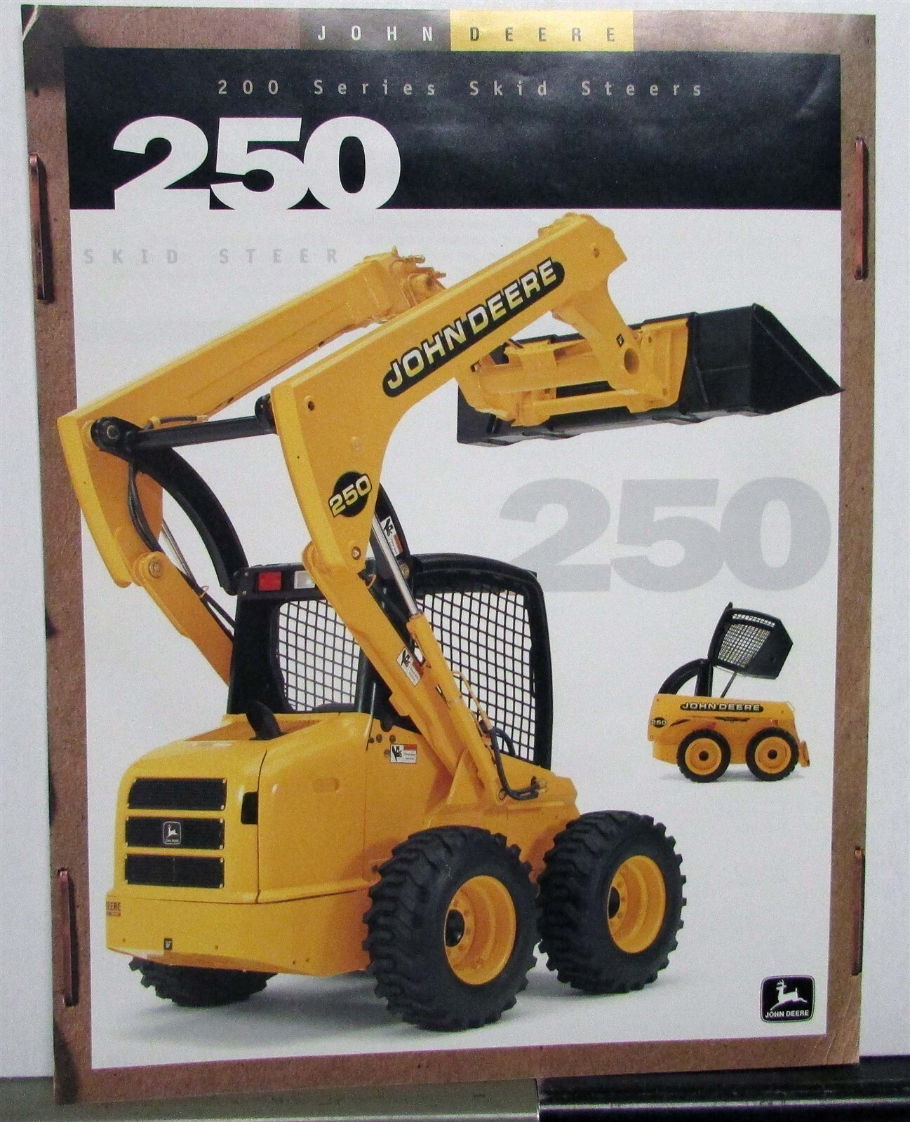 1999 John Deere 250 Skid Steer Specifications Construction Brochure