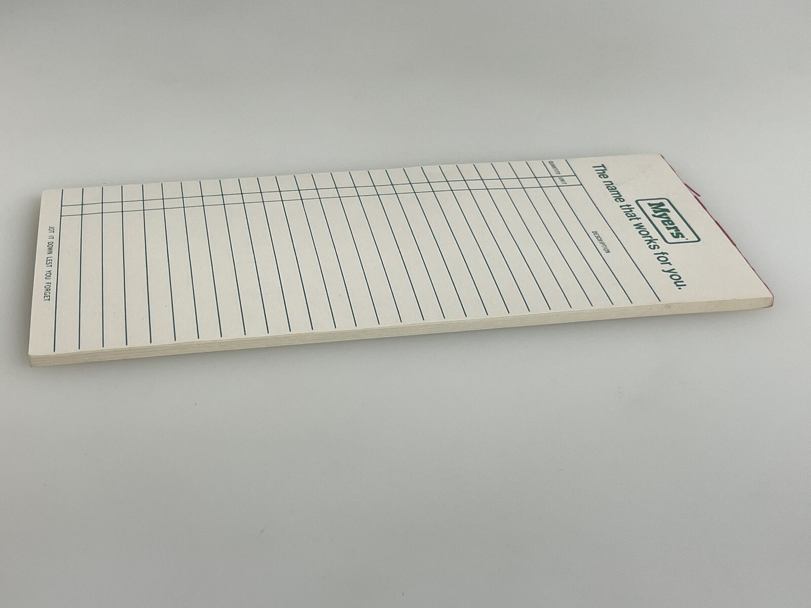 F.E.Myers & Bros. Order Pad Notepad 1960&rsquo;s Pumps,Sprayers,Hay Tools Vintage