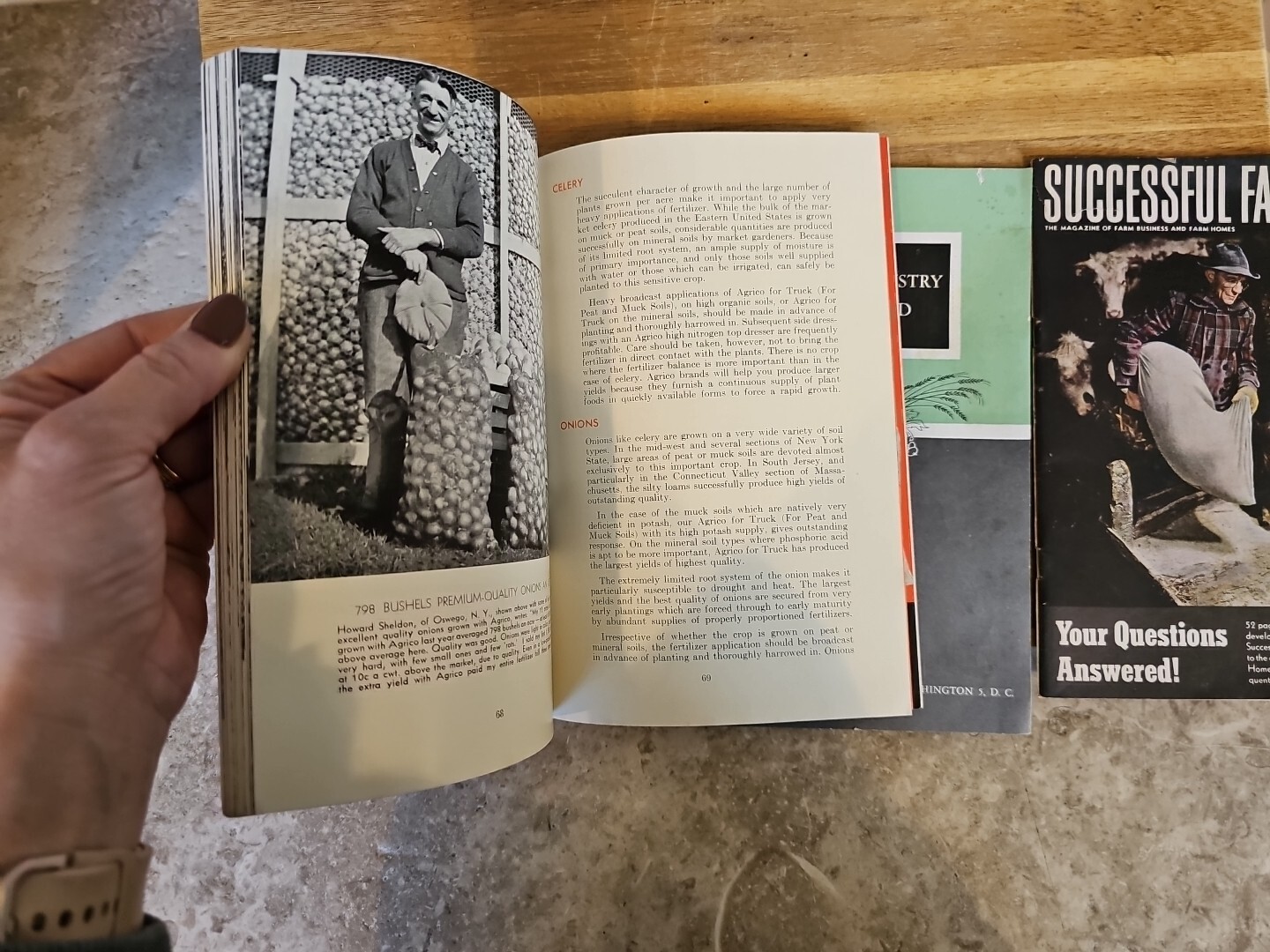 successful farming sample fertilizer tractor book magazine 1944 47 etc