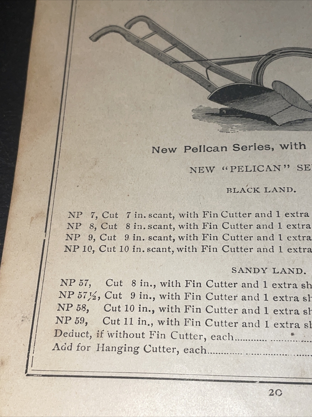 1891 Baldwin John Deere Pelican Plow Farm Advertising – New Orleans – Louisiana