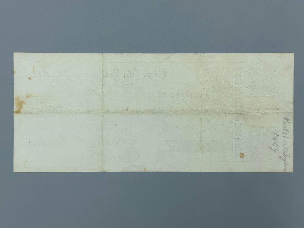 1869 BELCHER & TAYLOR Agricultural Tool FARM Stamp Receipt CHICOPEE FALLS MA