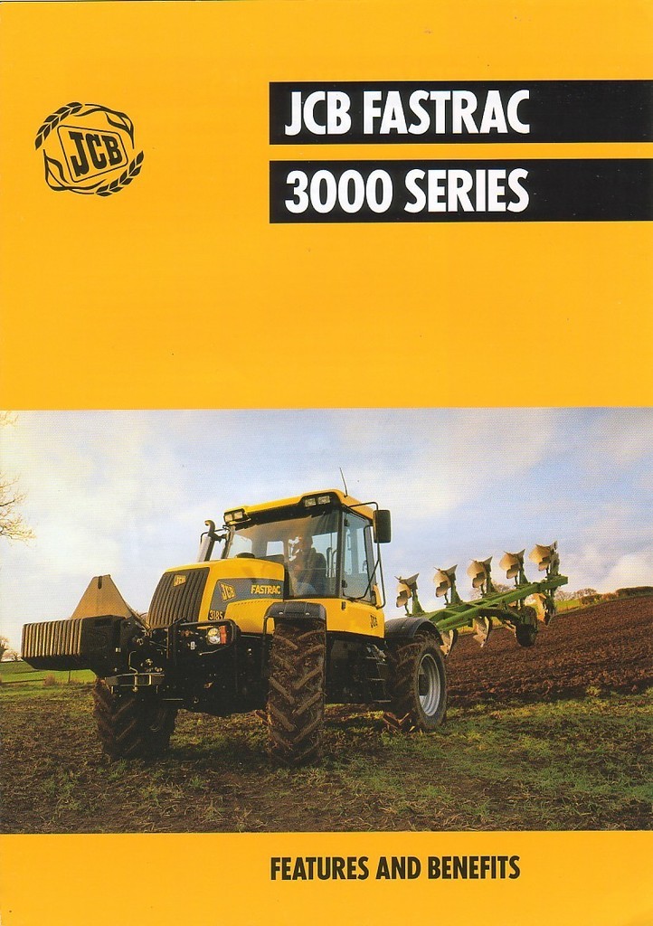 Farm Tractor Brochure – JCB – Fastrac 3000 series – 1998 (F1047)