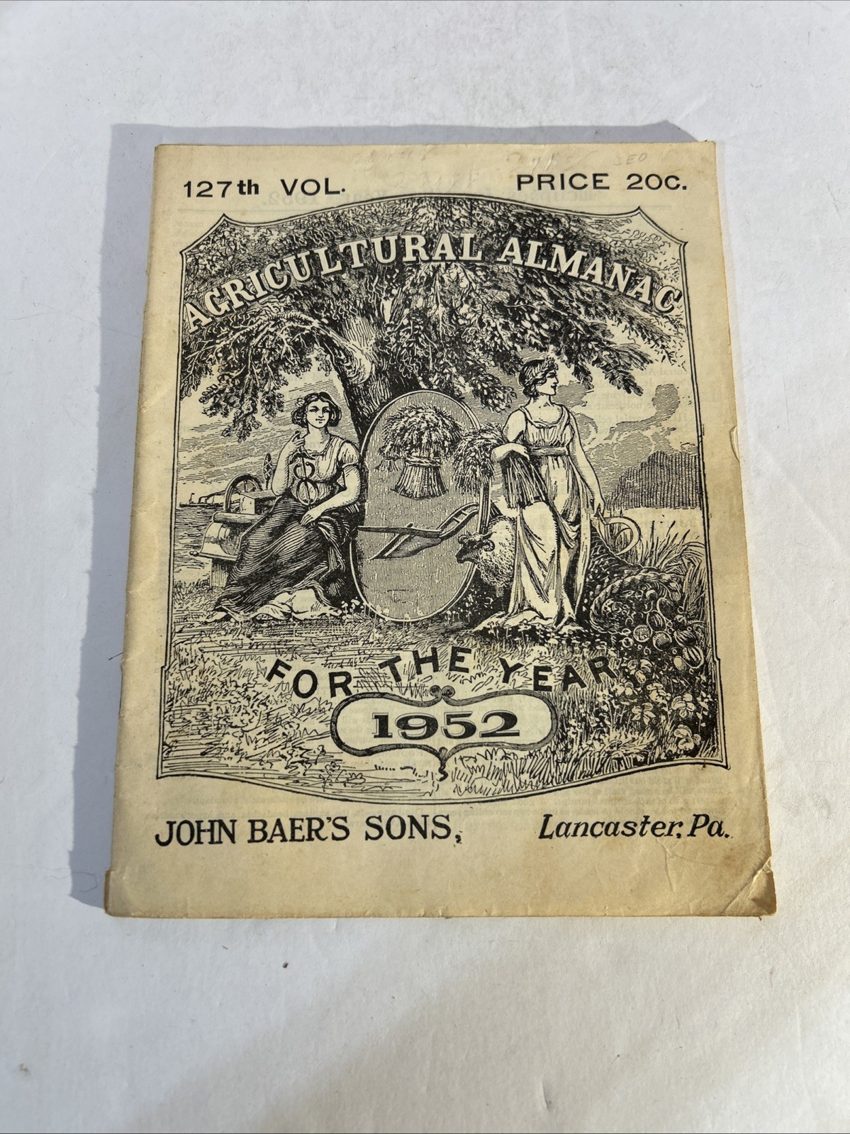 Agricultural Almanac Lot Of 16, Plus One Royster’s Almanac 1962