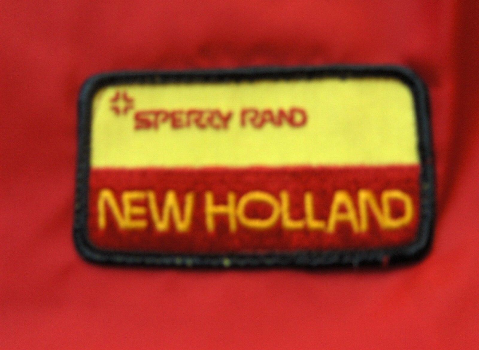 New Holland Red Vinyl Jacket Wind-Breaker New NOS Baler/Combine Advertising Gift