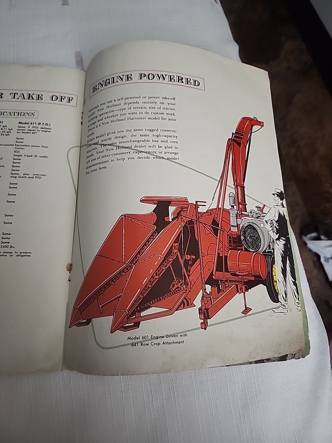 New Holland Forage Harvester Brochure Advertising 1954?