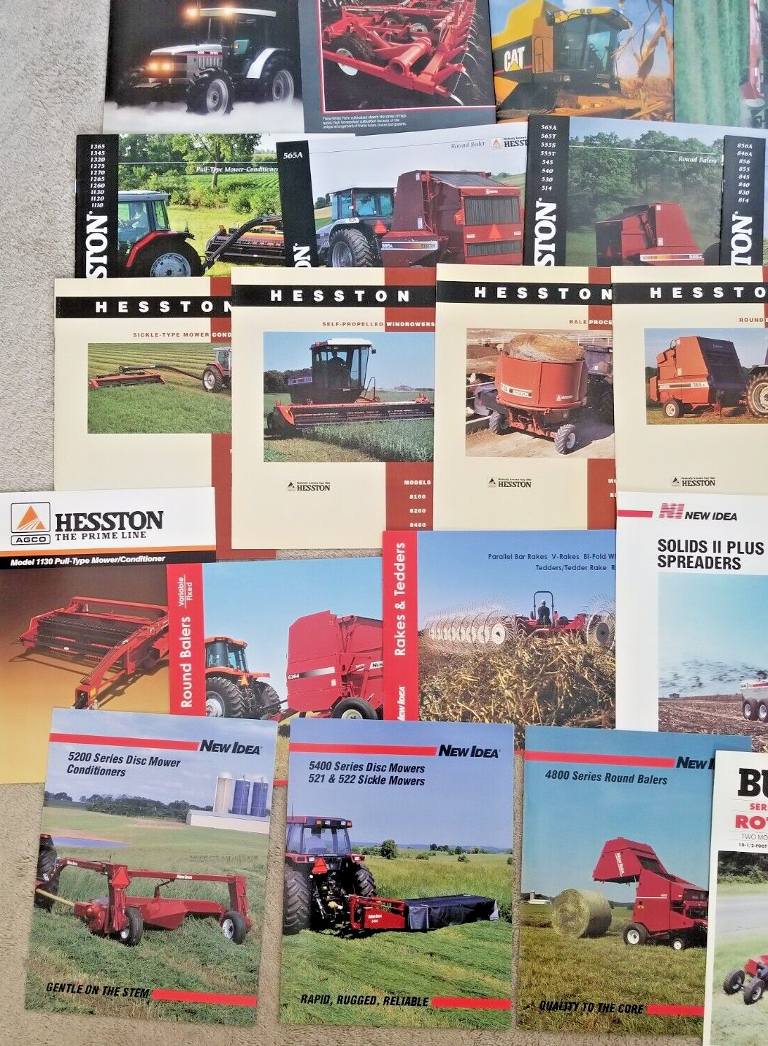 10 Pounds Of Tractor and Implement Brochures/Spec Sheets – 150+ 1980&rsquo;s and Up