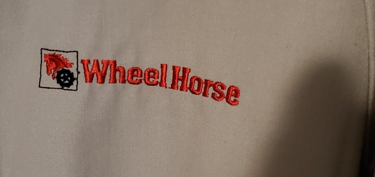 7211—-1970s-80s Wheel Horse embroidered dealer jacket