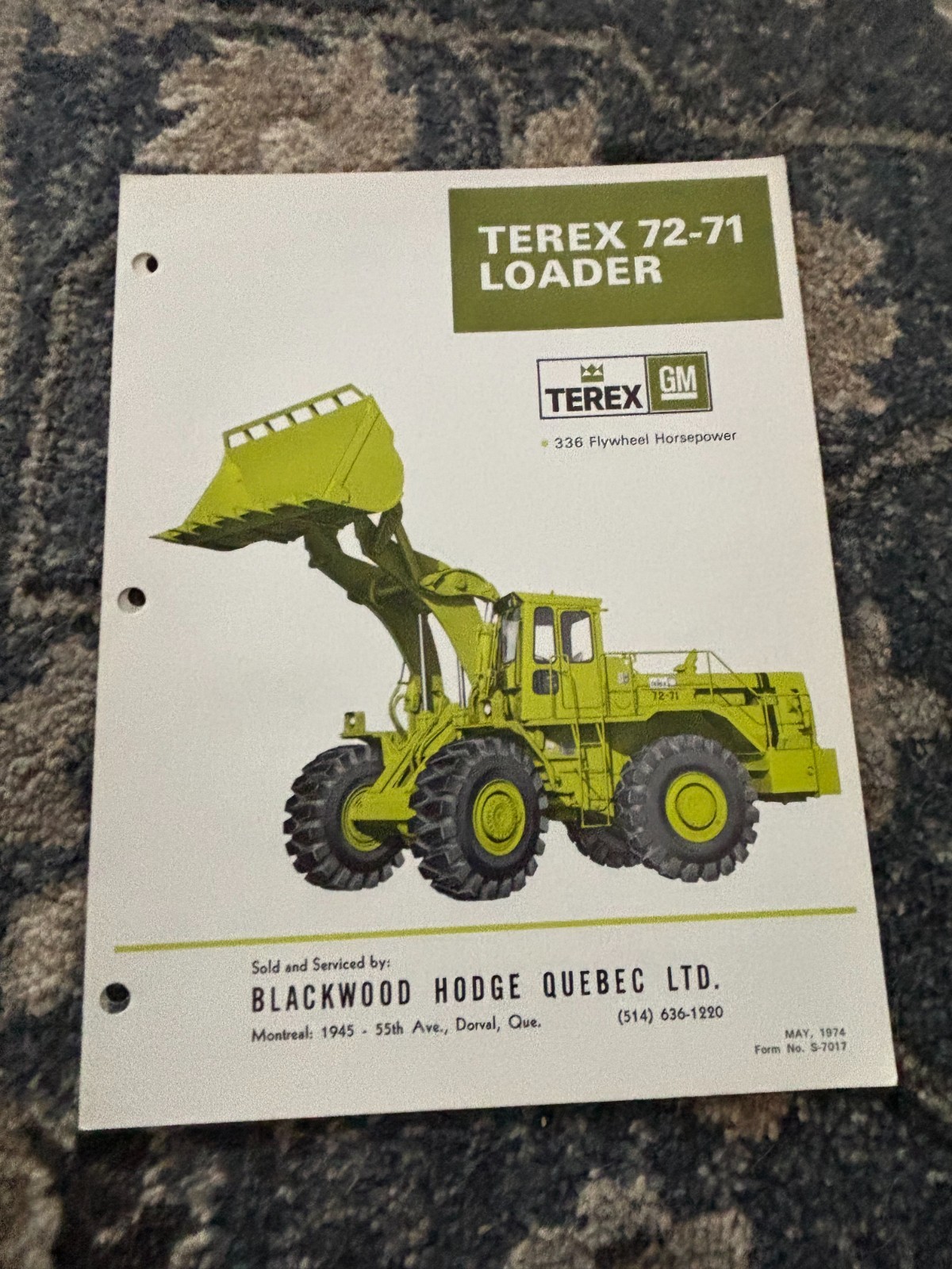 Terex 72-71 Wheel Loader Brochure AMIL26