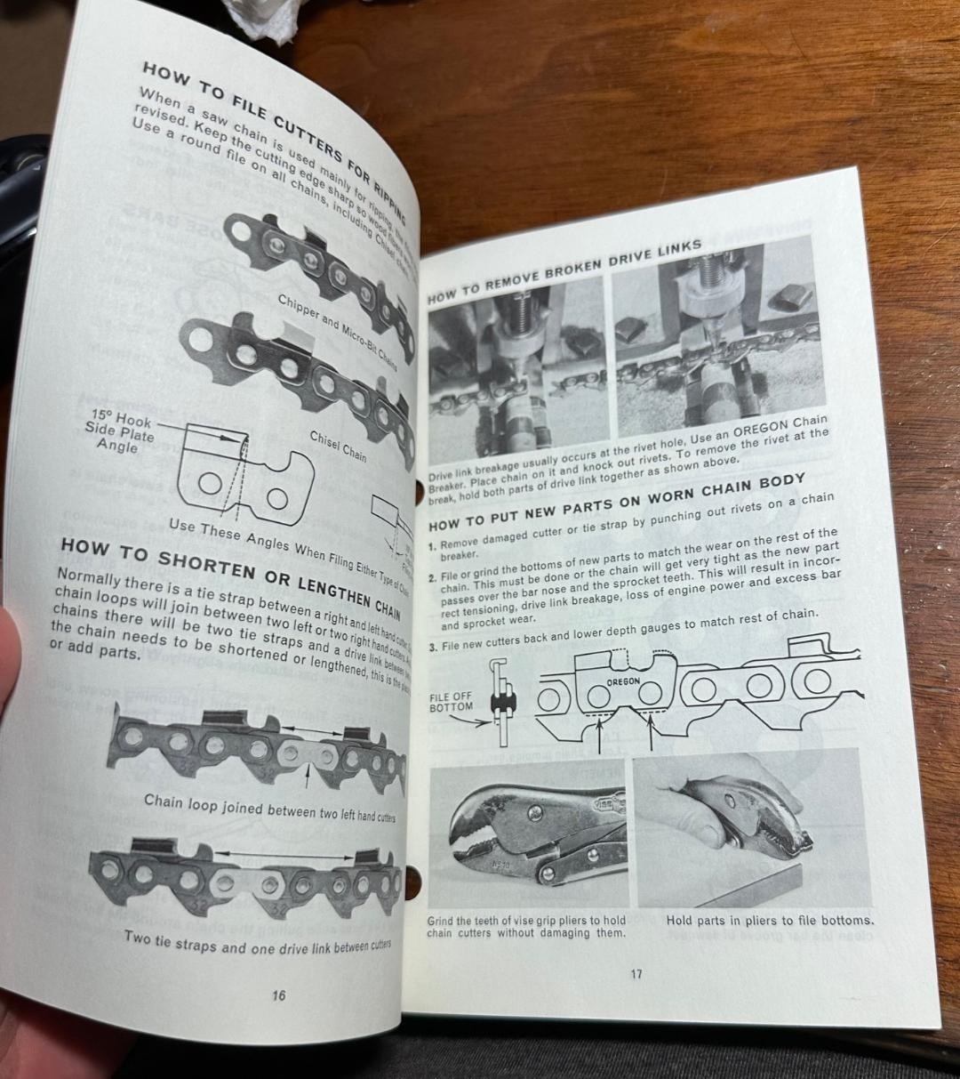 1960&rsquo;s OREGON Saw Chain Catalog & Maintenance Manual for Users Brochure C8-10