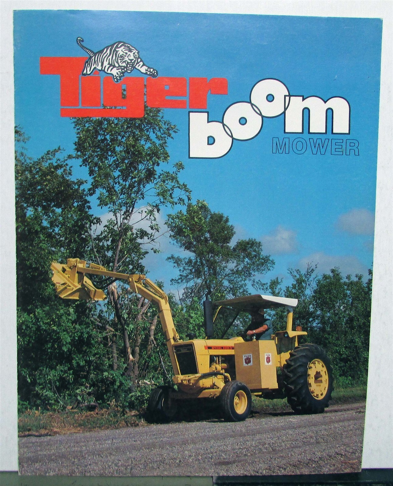 1980s Tiger Boom Can Do Mower Specifications Agricultural Sales Folder