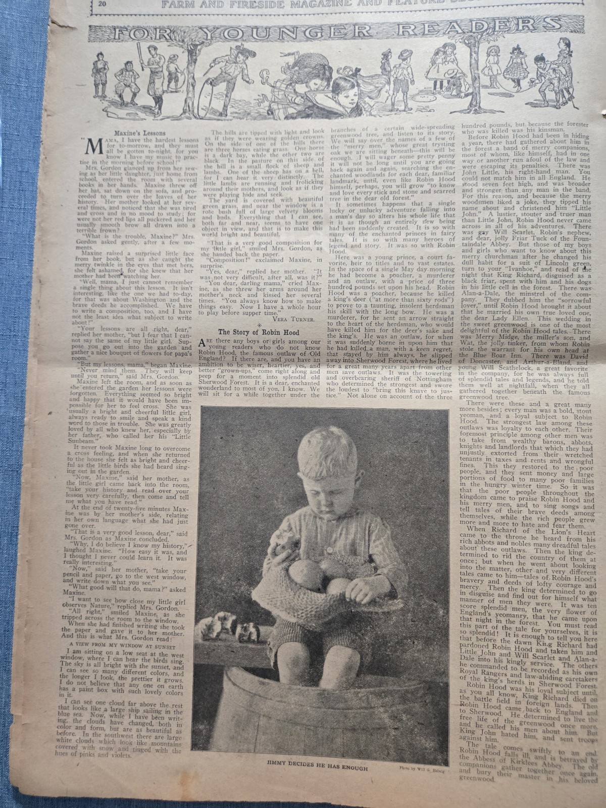 Farm & Fireside Newspaper April 10 1907 Articles Ads Fashion News Humor