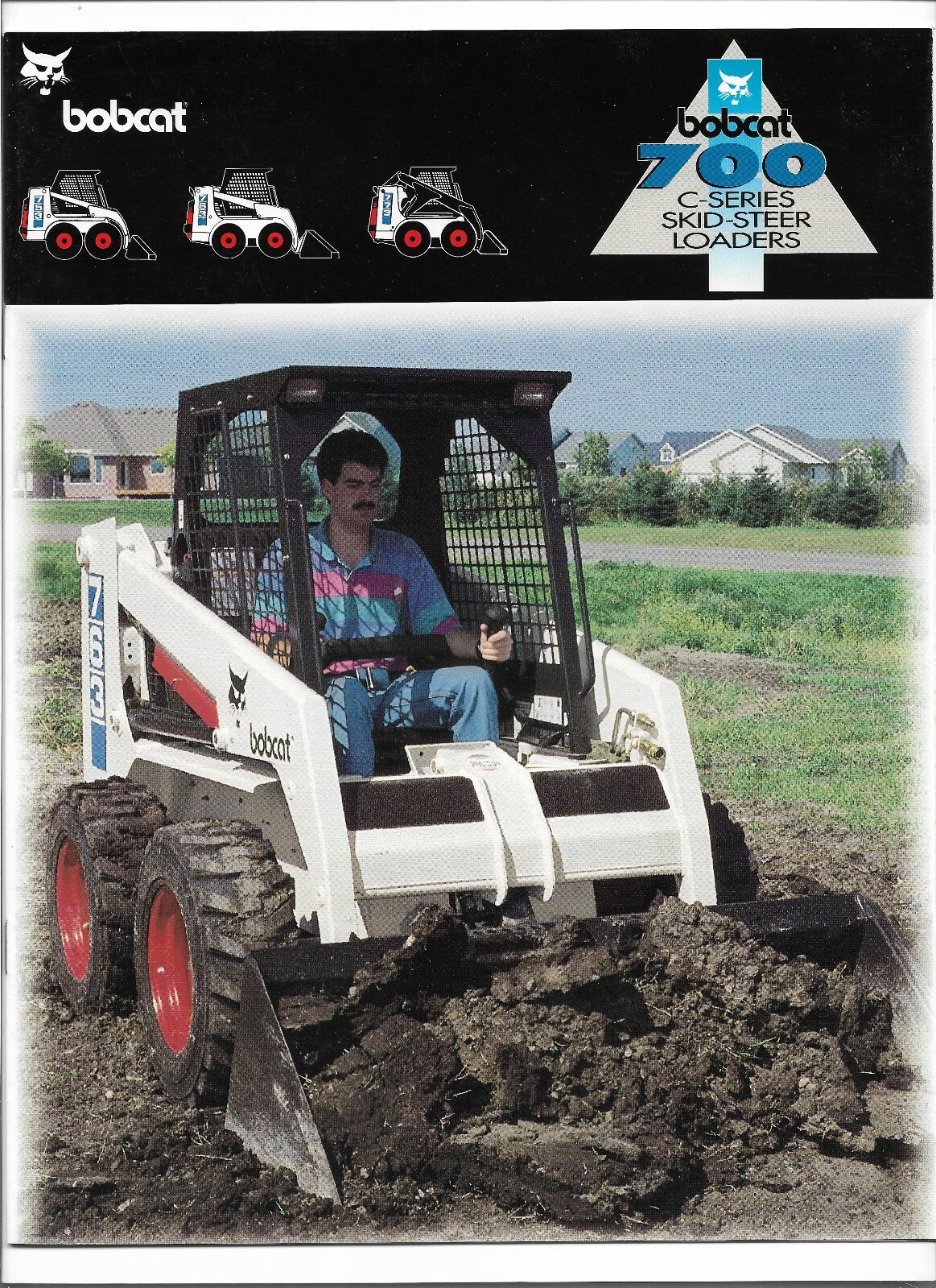 Original Bobcat 700 C-Series 751 753 763 773 Skid Steer Loaders Sales Brochure