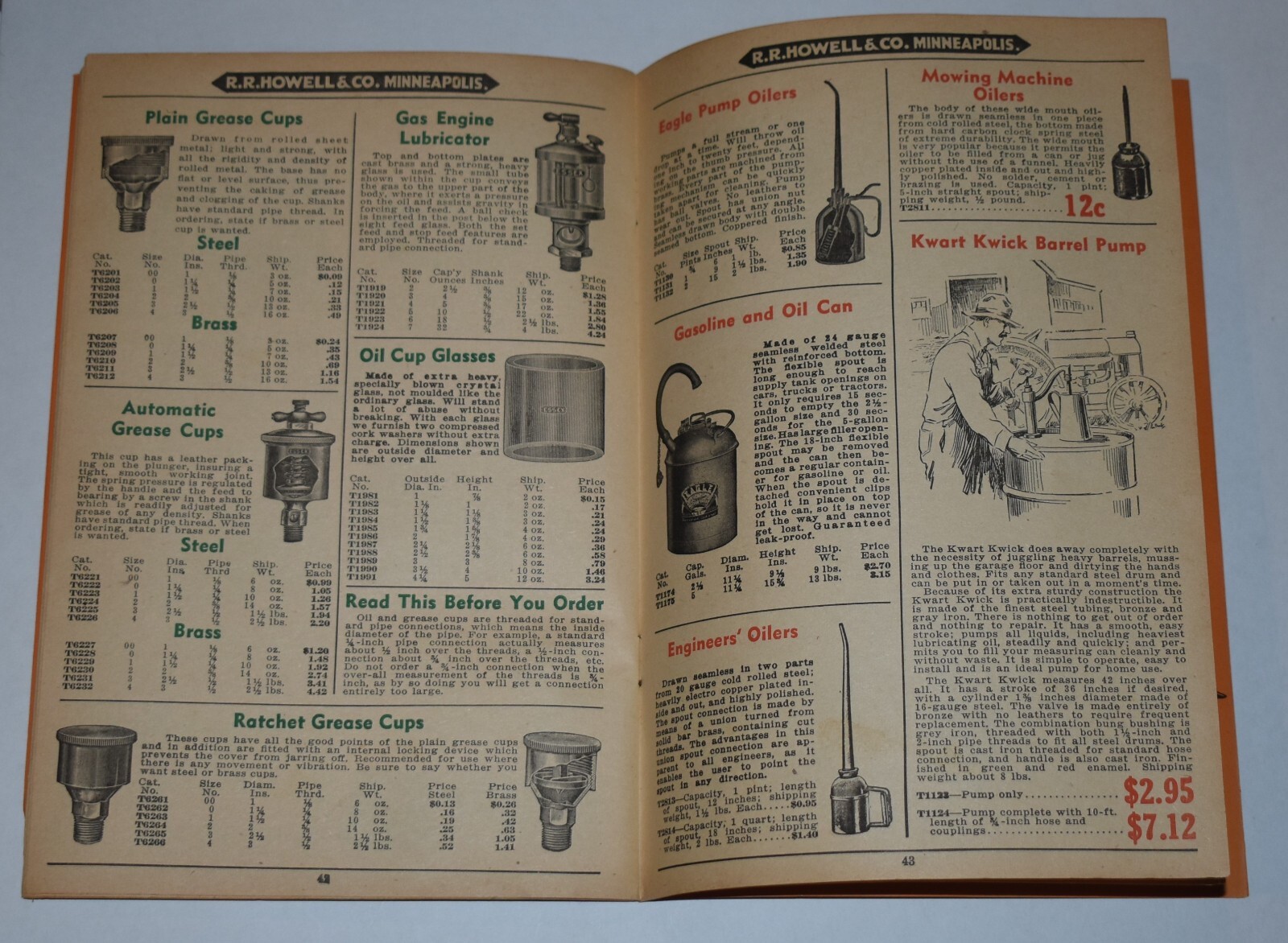 Vintage 1938 HOWELL & CO Minneapolis MN Farm Thresher Threshing Machine Catalog