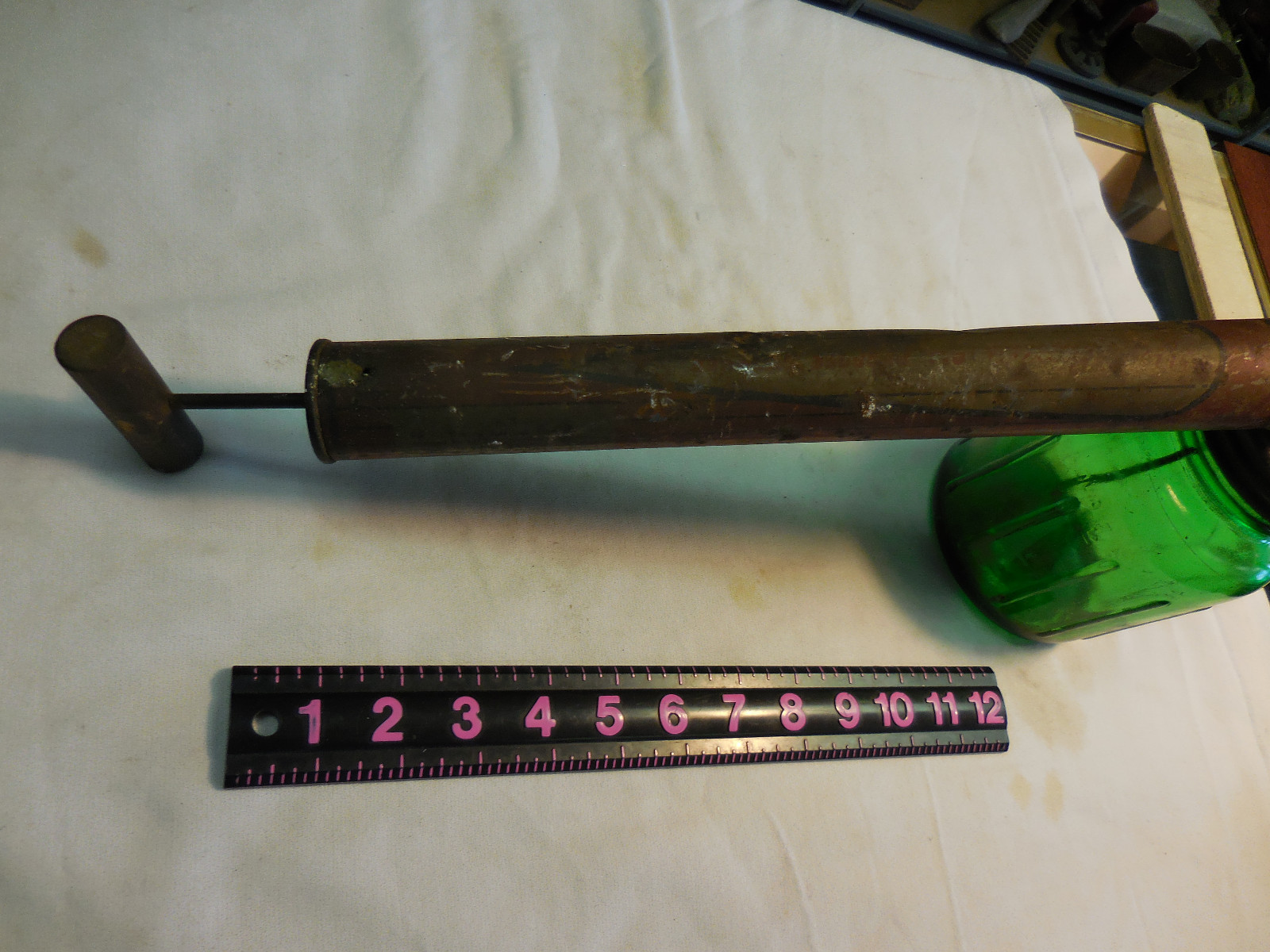 Vintage Brown&rsquo;s ? All Purpose Sprayer/Bug Sprayer w/Green Glass-WORKS
