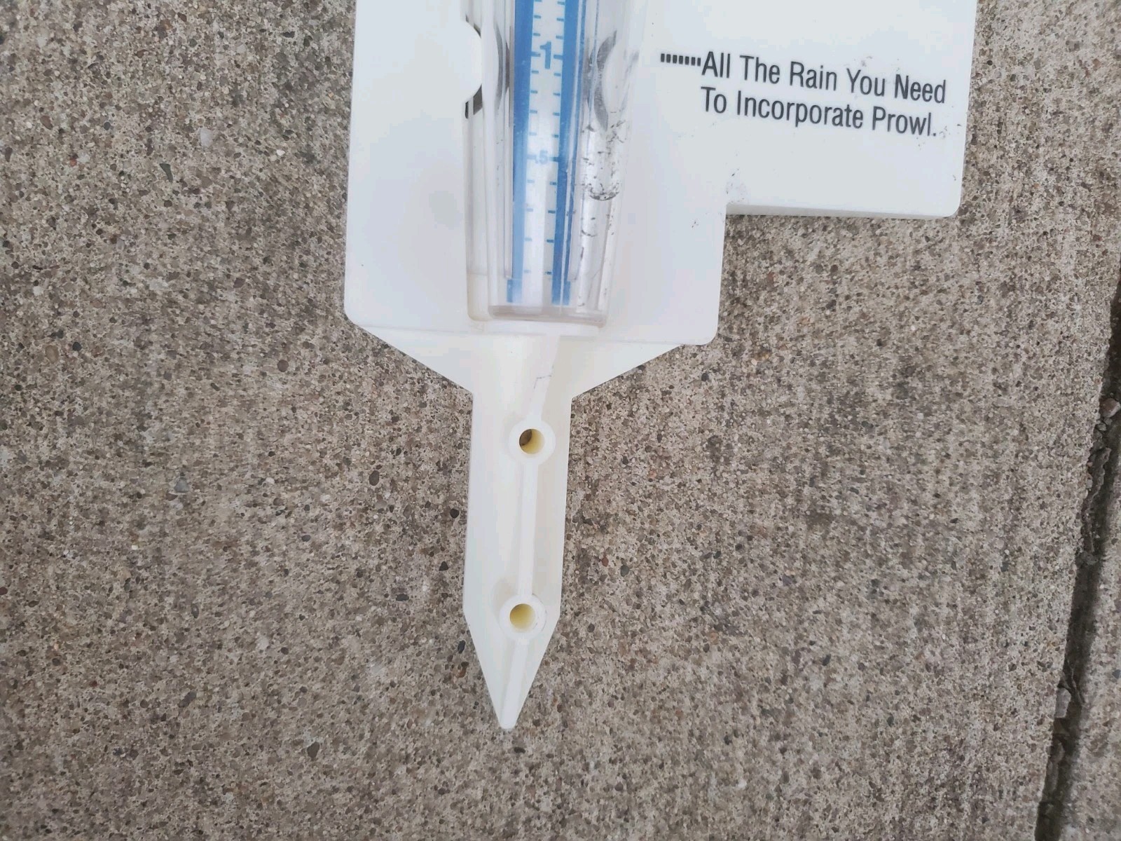 Plastic Rain Guage Prowl Farm Weed Herbicide Corn Soybeans