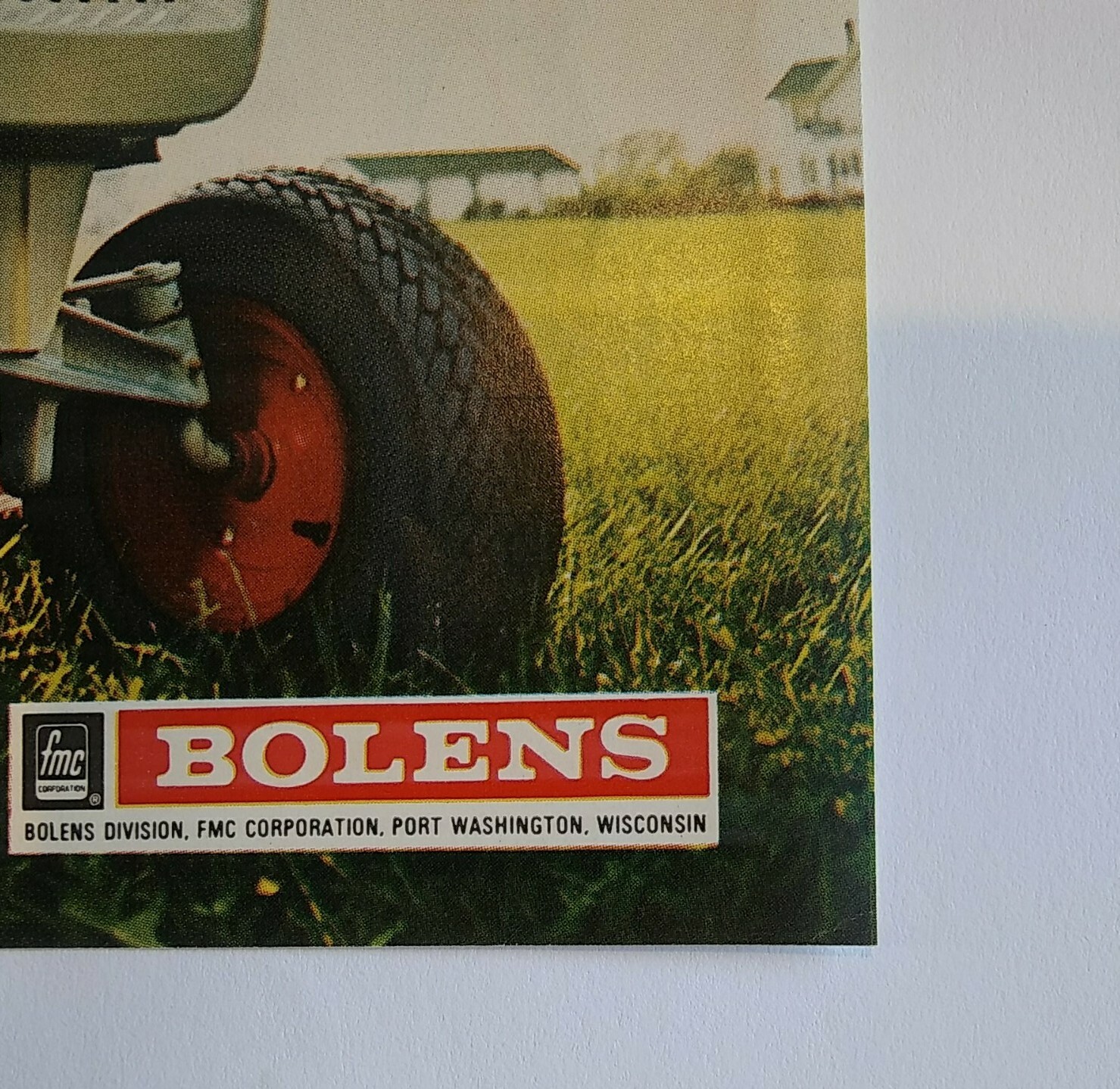 1970 Bolens Husky Big Tractor Original Vintage Magazine Print Ad