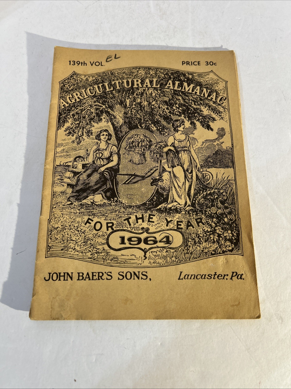 Agricultural Almanac Lot Of 16, Plus One Royster’s Almanac 1962