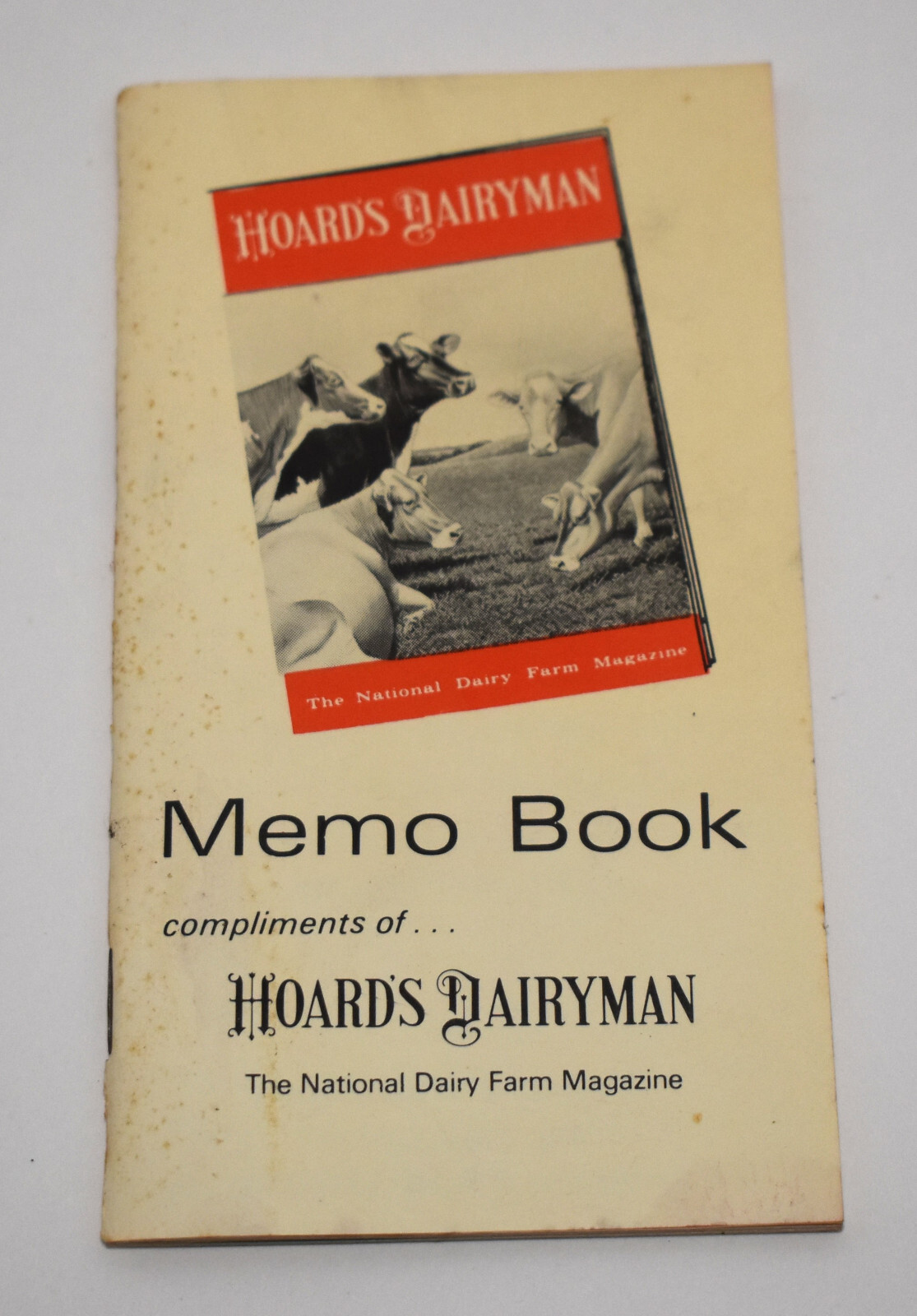 Vintage Hoards Dairyman Dairy Farm Magazine Memo Book Notebook