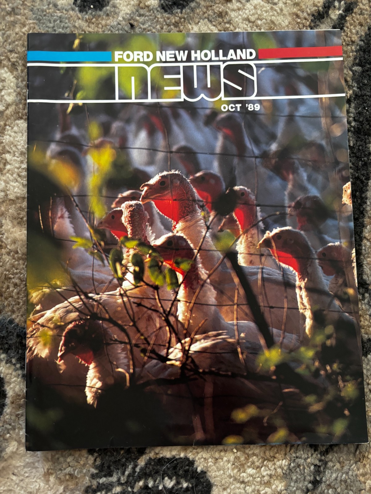 Ford New Holland News Oct 1989 Brochure DCPA26