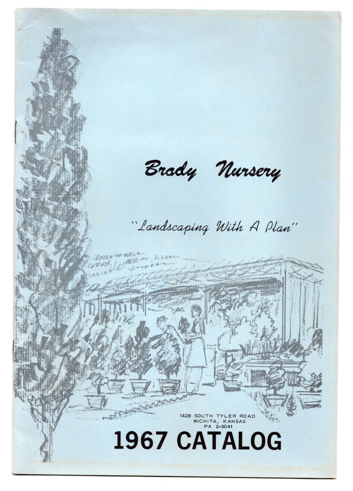 1967 Wichita Kansas Brady Nursery Catalog Booklet – XL4A
