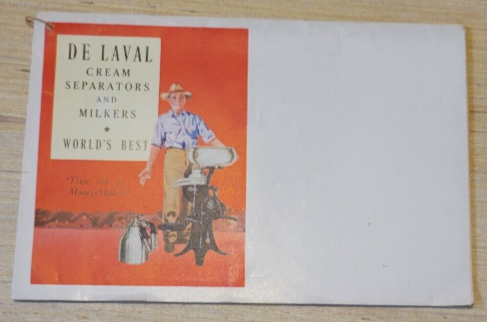 1942 DE LAVAL Cream Separators Milkers YEAR BOOK Almanac Livestock Diseases Book