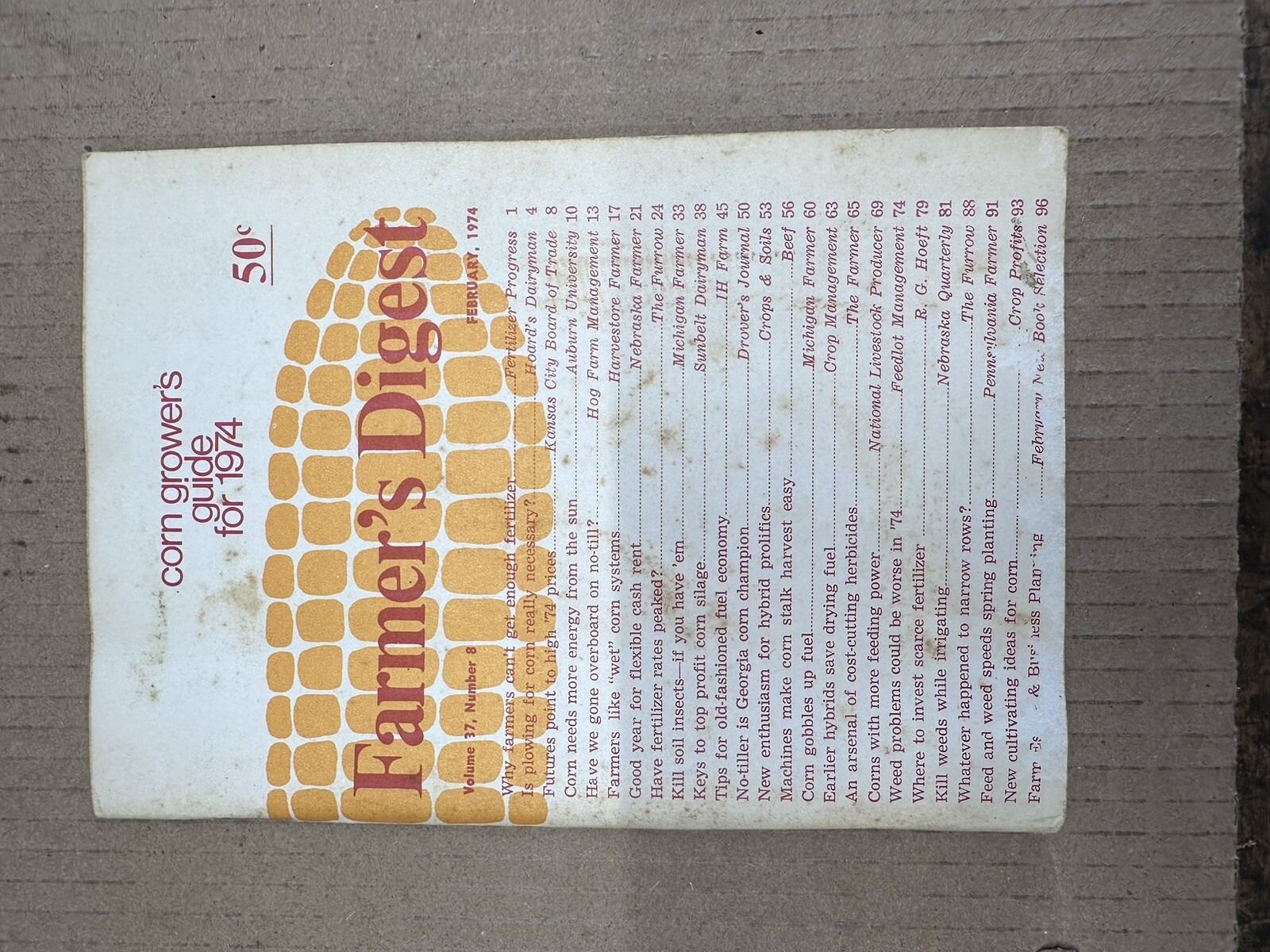 Collection Of Vintage FARMERS DIGEST- Assortment Of 1974