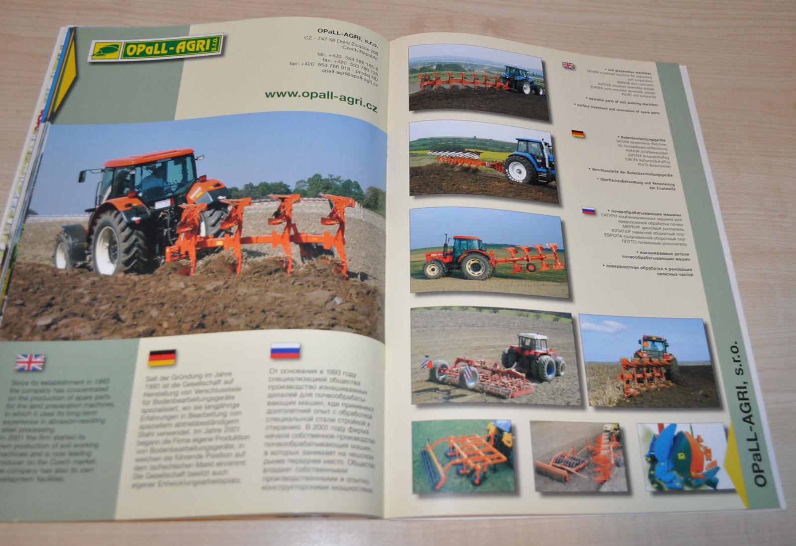 Czech Republic CZ 2007 Brno Catalog Agricultural Machinery Brochure Prospekt