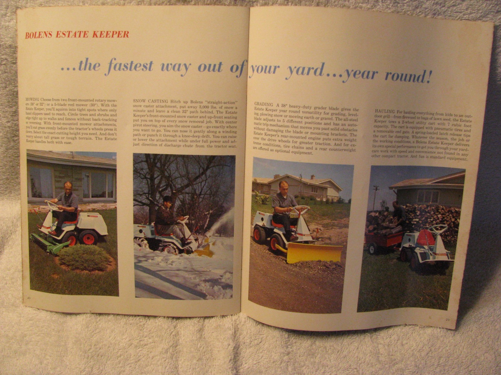 1965 Arnold Palmer Bolens Outdoor Power Equipment Brochure