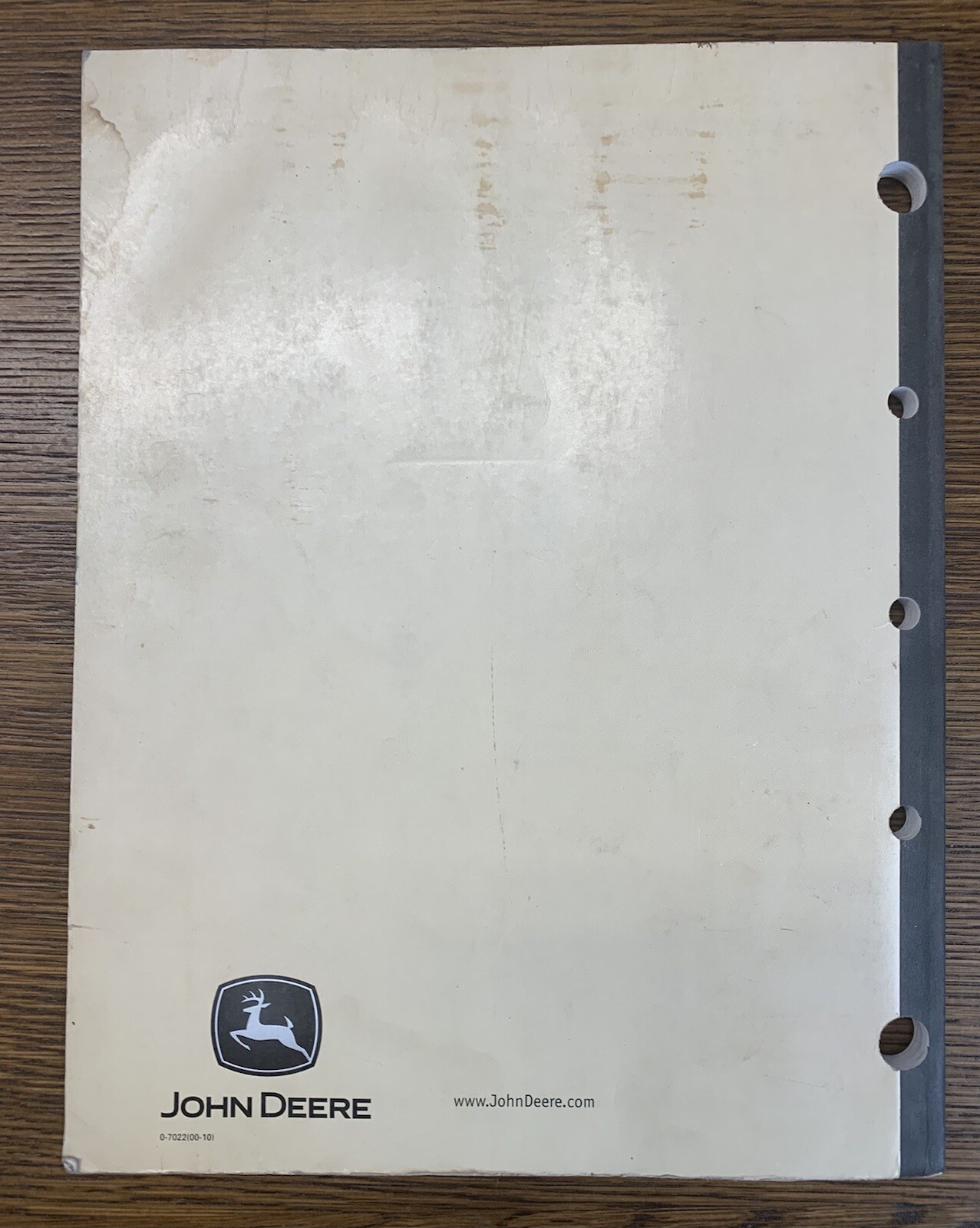 John Deere Operator&rsquo;s Manual 2.4 L & 3.0 L OEM Diesel Engine