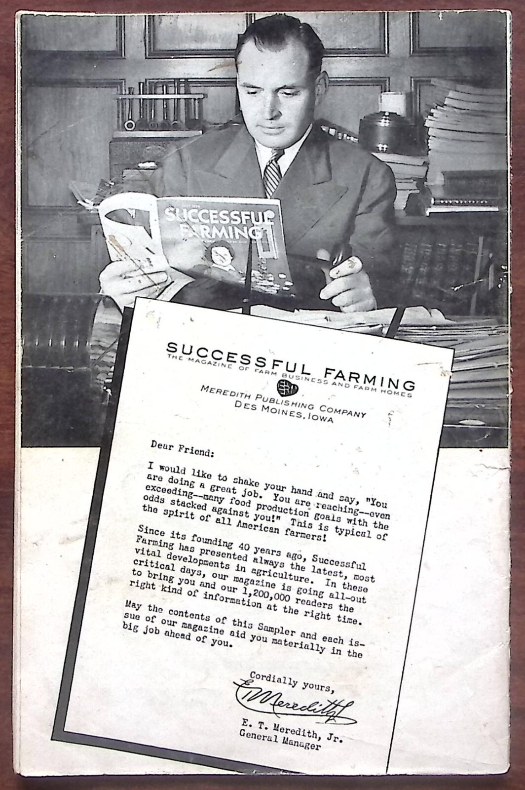 1944 SUCCESSFUL FARMING MAGAZINE PROMO SAMPLER 52 PGS Z6541
