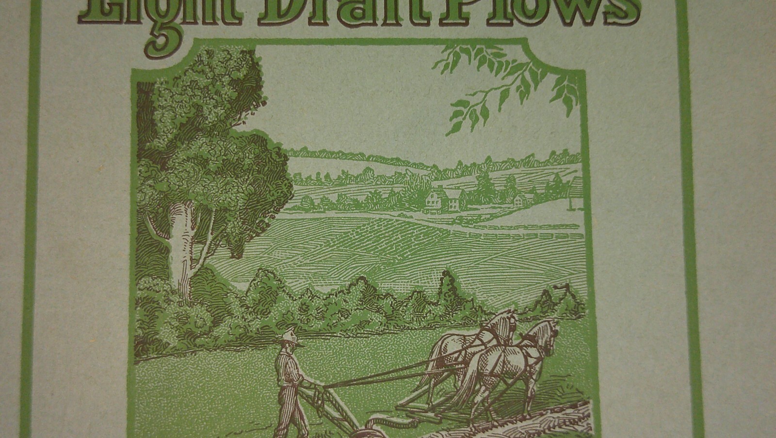 antique Advertising product booklet Parlin & Orendorff (P&O) Plow Canton, Ill 6B