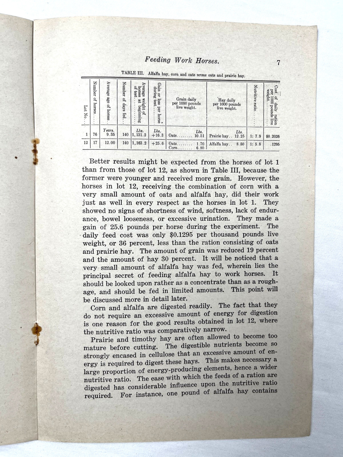 Lot of 3 Vintage USDA Bulletins 1915–1917 – Horse Feeding, Chinch Bug, Extension
