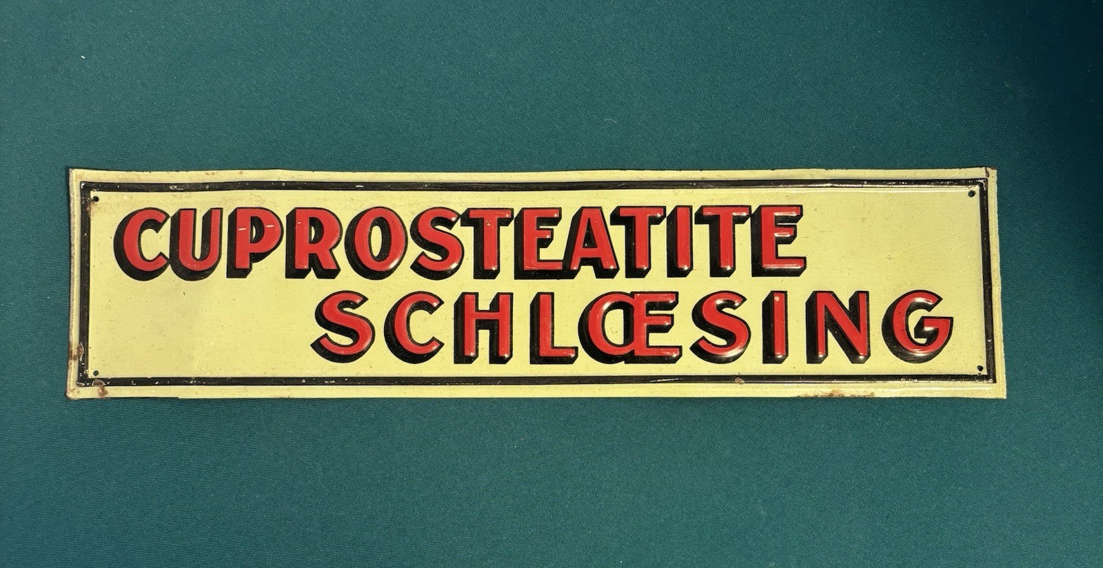 CUPROSTEATITE SCHLŒSING Sign – Plant Spray Pesticide Insecticide Fungicide