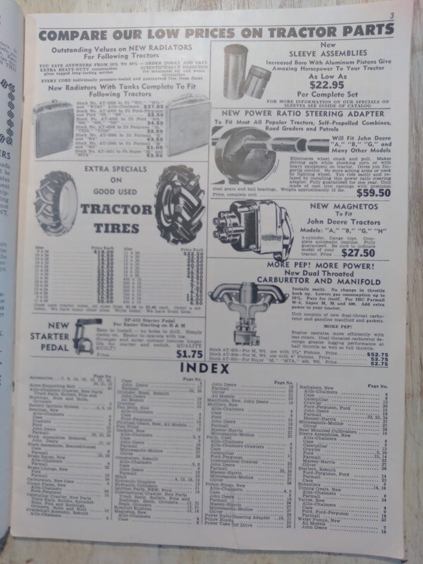 1960 Acme Tractor Supply Co. Catalog Lincoln NE Nebraska Largest Supply House